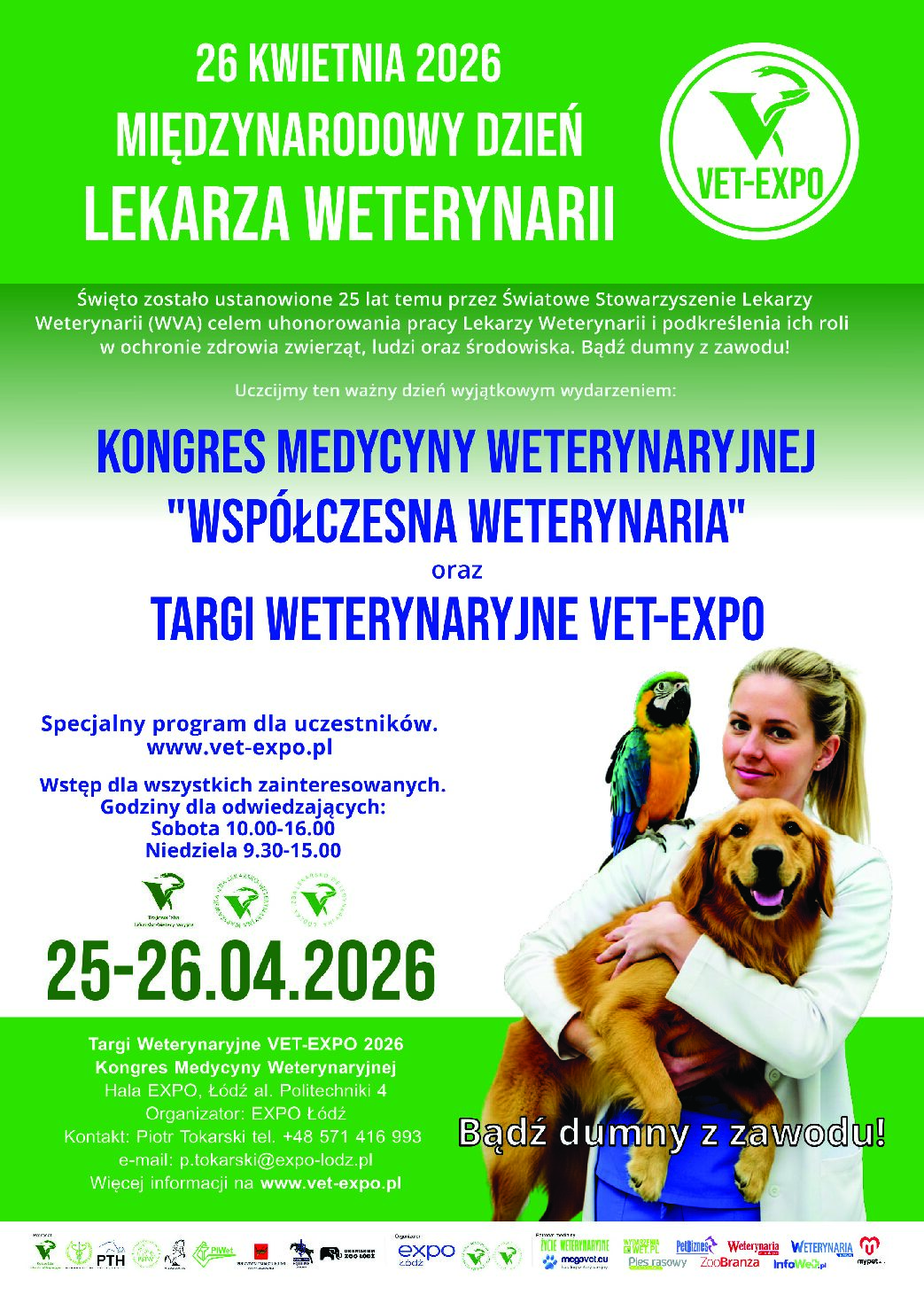 Międzynarodowy Dzień Lekarza Weterynarii – świętujmy razem w Łodzi!